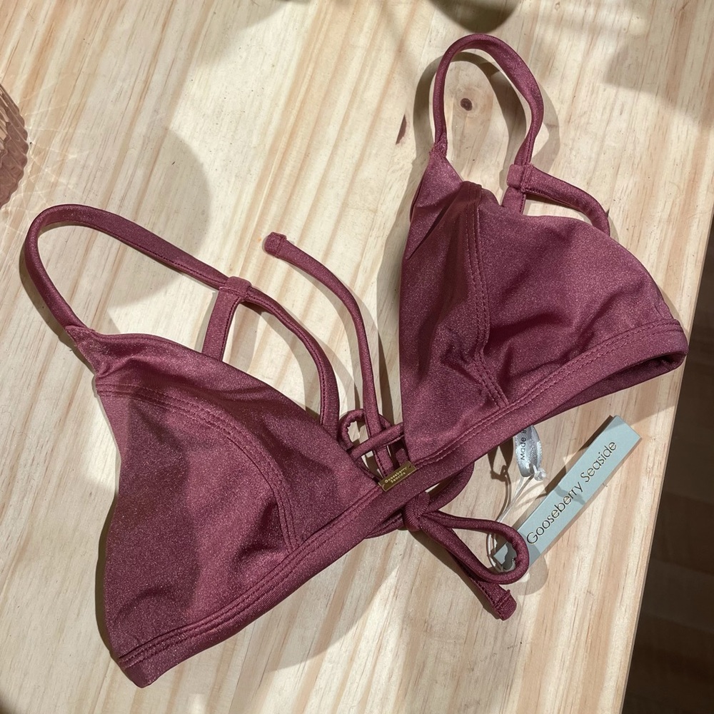 Gooseberry Seaside So Chic swim top in French Kiss